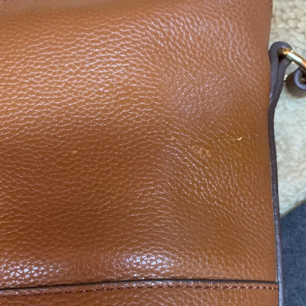 NWT Nordstrom Aztec Brown Leather Crossbody Bag